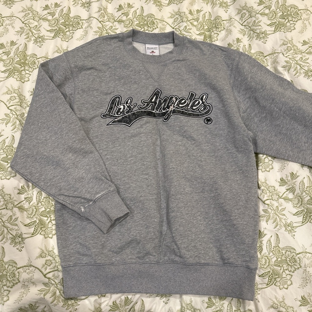 Palm City Gray Los Angeles Men's Sweatshirt